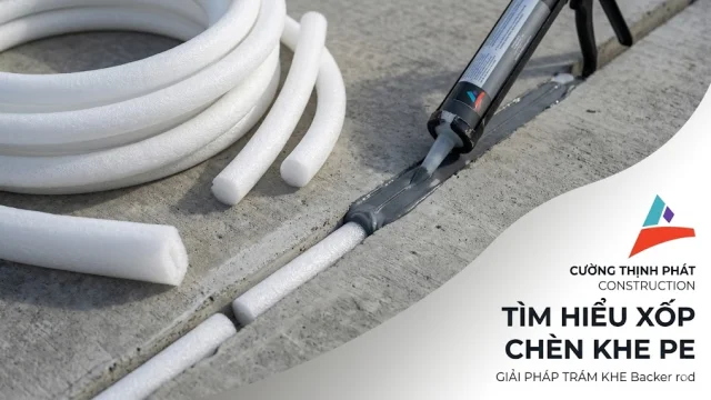 Tìm hiểu xốp chèn khe PE (Backer rod) trong ngành xây dựng