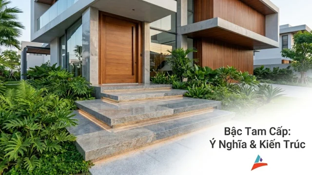 Bậc tam cấp là gì? Tiêu chuẩn thiết kế và cách tính chuẩn phong thủy