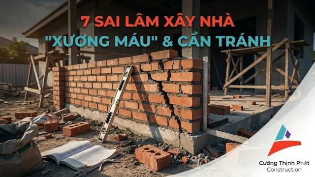 7 Sai Lầm "Xương Máu" Khi Xây Nhà Lần Đầu Bạn Cần Tránh