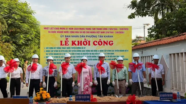 Khởi Công Dự Án Nâng Cấp Hạ Tầng Giao Thông Tại Phường Tân Khánh