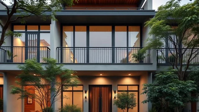 Các mẫu mặt tiền nhà phố đẹp và xu hướng thiết kế được ưa chuộng