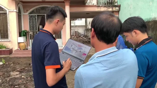 Khảo sát đo đạc sửa chữa villa tại thành phố Thủ Đức