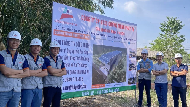 Lễ động thổ khởi công nhà xưởng khung thép tại Chơn Thành Bình Phước