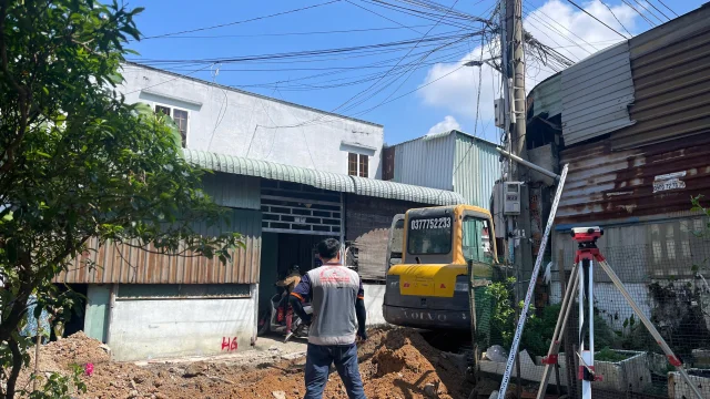 Update tiến độ thi công hạ tầng giao thông tại Phường Đông Hòa