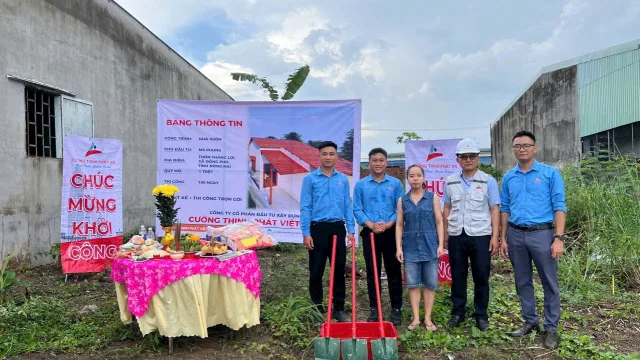Lễ khởi công công trình Xây Dựng Nhà Vườn Tại Bình Phước