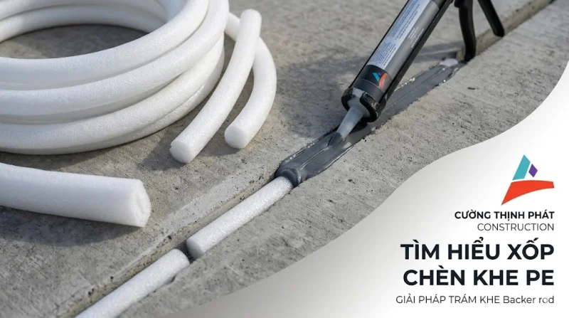 Tìm hiểu xốp chèn khe PE (Backer rod) trong ngành xây dựng