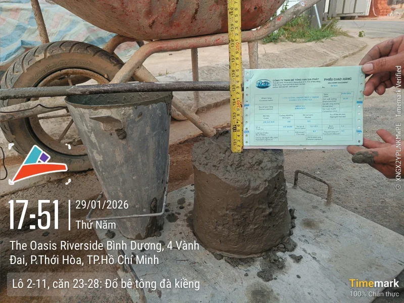 Quy trình và cách kiểm tra độ sụt bê tông trong thi công thực tế