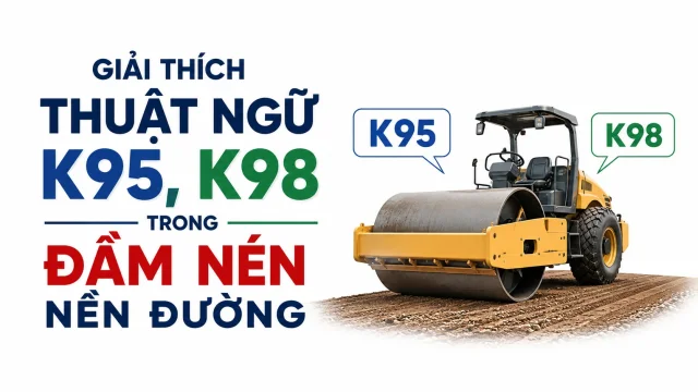 Giải Thích Thuật Ngữ K95, K98 Trong Đầm Nén Nền Đường