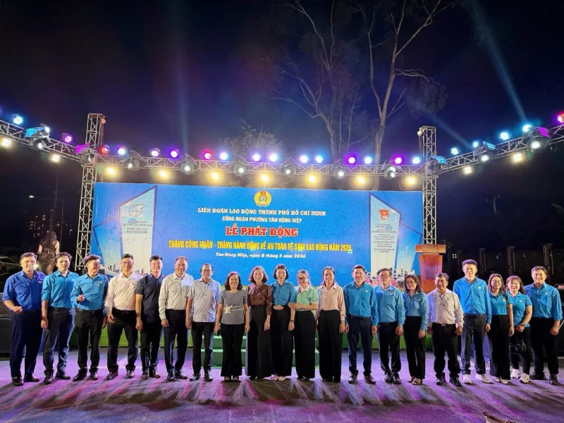 Tham gia lễ phát động Tháng Công nhân và Tháng hành động về ATVSLĐ năm 2026