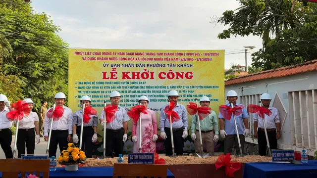 Khởi Công Dự Án Nâng Cấp Hạ Tầng Giao Thông Tại Phường Tân Khánh