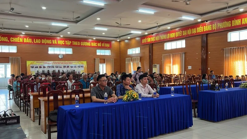 Đồng hành cùng UBND phường Bình An tổ chức trao quà Tết cho các gia đình khó khăn