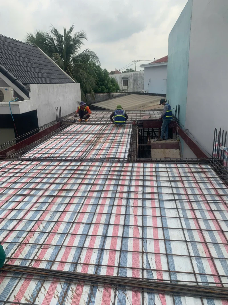Đổ sàn mái nhà phố tại Bình Chánh Tp Hồ Chí Minh