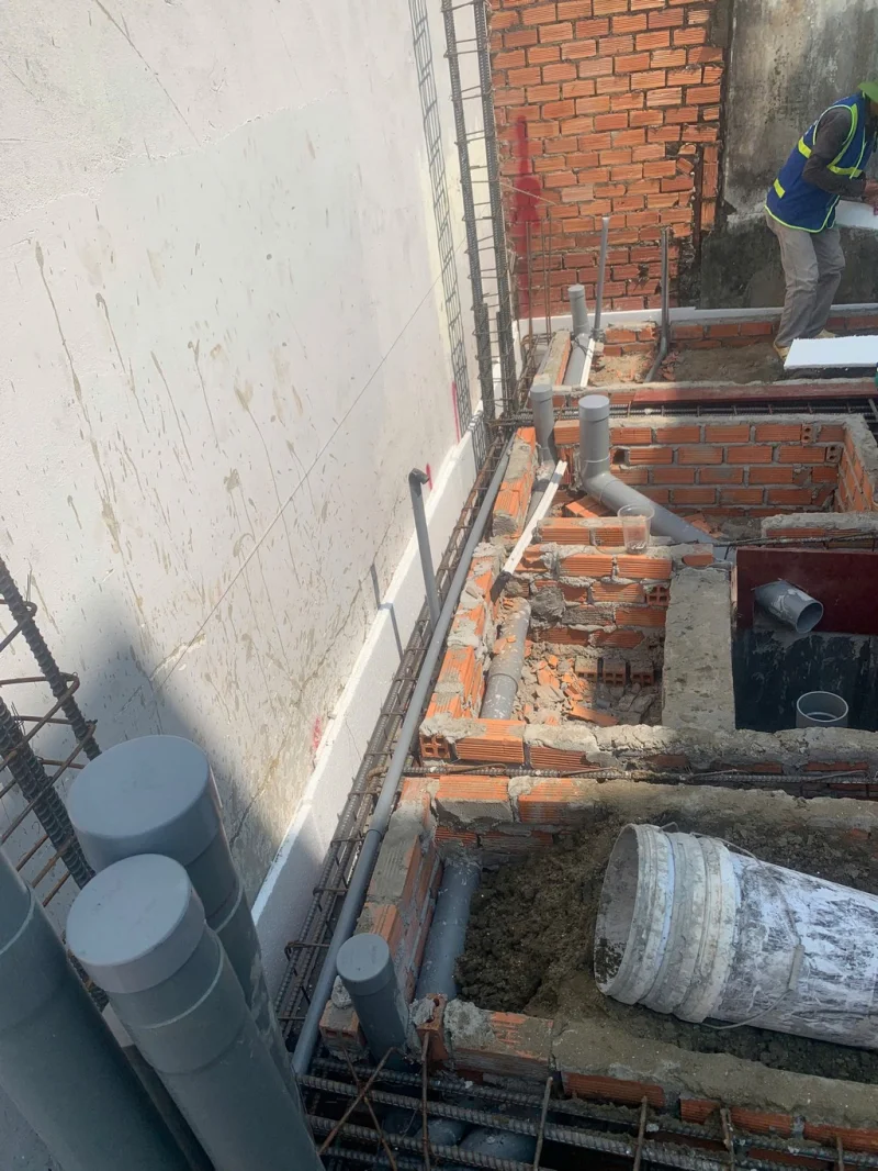 Ép cọc móng công trình nhà phố tại Bình Chánh Tp Hồ Chí Minh