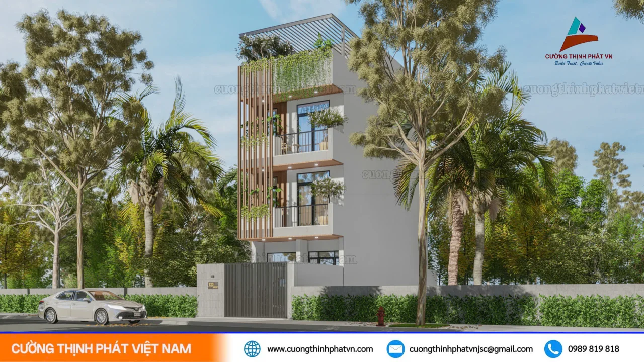 Thiết kế thi công nhà phố tại Bình Chánh Tp Hồ Chí Minh