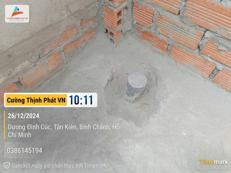 Tiến độ tháng 12/2024 thi công nhà phố tại Bình Chánh Tp Hồ Chí Minh