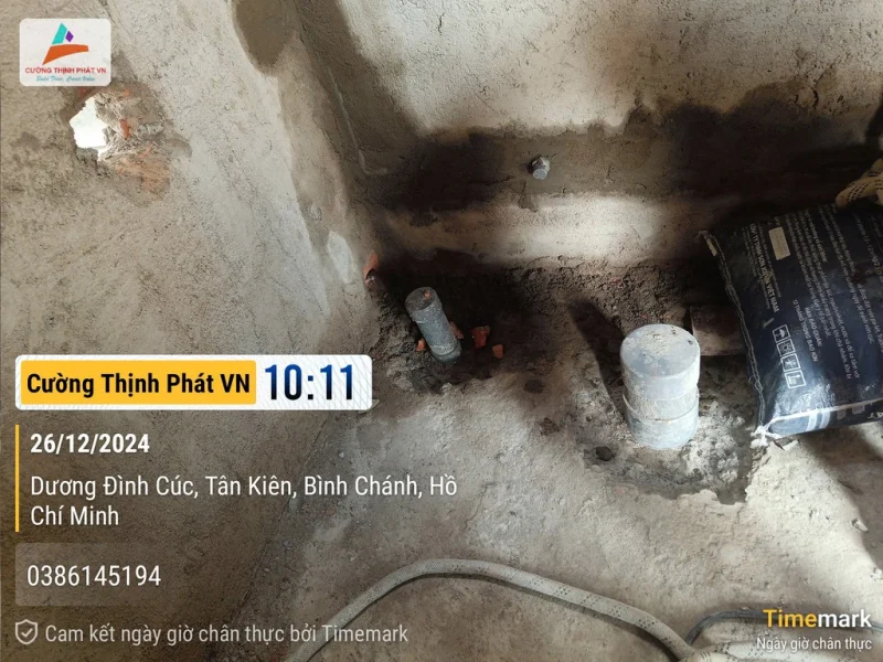 Tiến độ tháng 12/2024 thi công nhà phố tại Bình Chánh Tp Hồ Chí Minh