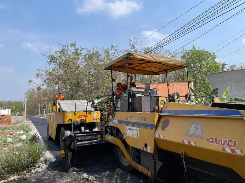 Tiến độ tháng 1/2026 công trình nâng cấp bê tông nông thôn Hoà Lợi Bình Dương