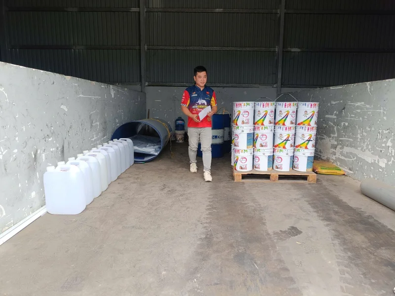 Khảo sát Thi công sơn cải tạo nhà xưởng Công ty TNHH DSR Vina tại KCN Mỹ Phước 3