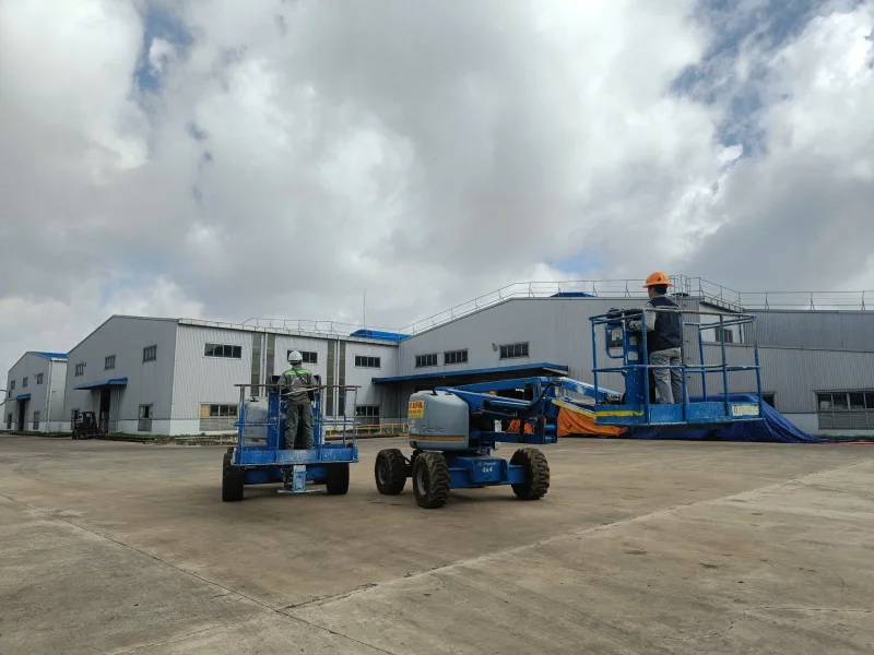 Khảo sát Thi công sơn cải tạo nhà xưởng Công ty TNHH DSR Vina tại KCN Mỹ Phước 3