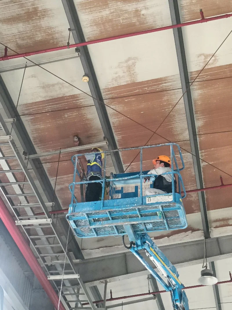 Thi công sơn mái và cải tạo nhà xưởng DSR Vina tại KCN Mỹ Phước 3