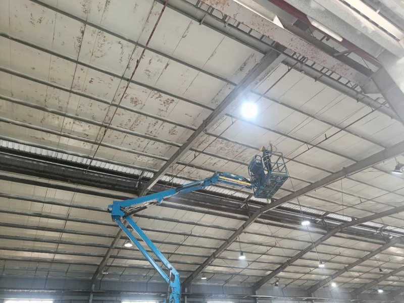 Thi công sơn mái và cải tạo nhà xưởng DSR Vina tại KCN Mỹ Phước 3