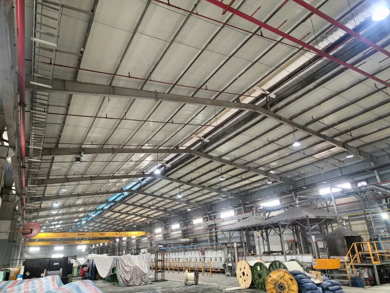 Thi công sơn mái và cải tạo nhà xưởng DSR Vina tại KCN Mỹ Phước 3