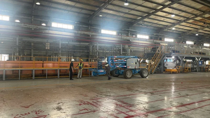 Thi công sơn mái và cải tạo nhà xưởng DSR Vina tại KCN Mỹ Phước 3