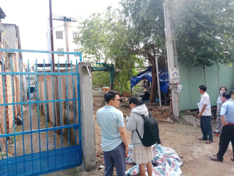 Định vị tọa độ móng + đào móng nhà phố tại Phường Đông Hoà - Tp Hồ Chí Minh