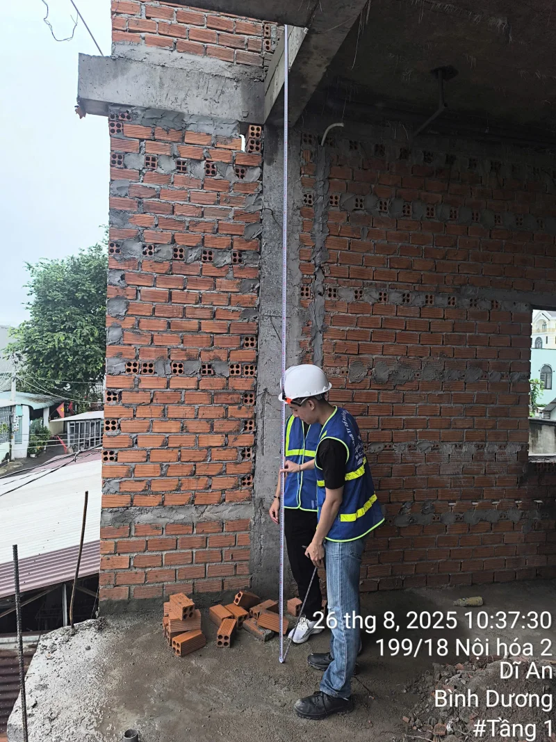 Update tiến độ nhà phố tại Phường Đông Hoà tháng 8 - 2025