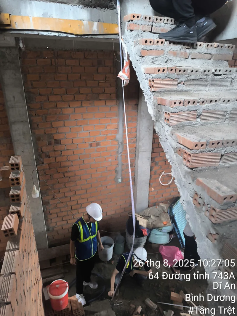 Update tiến độ nhà phố tại Phường Đông Hoà tháng 8 - 2025
