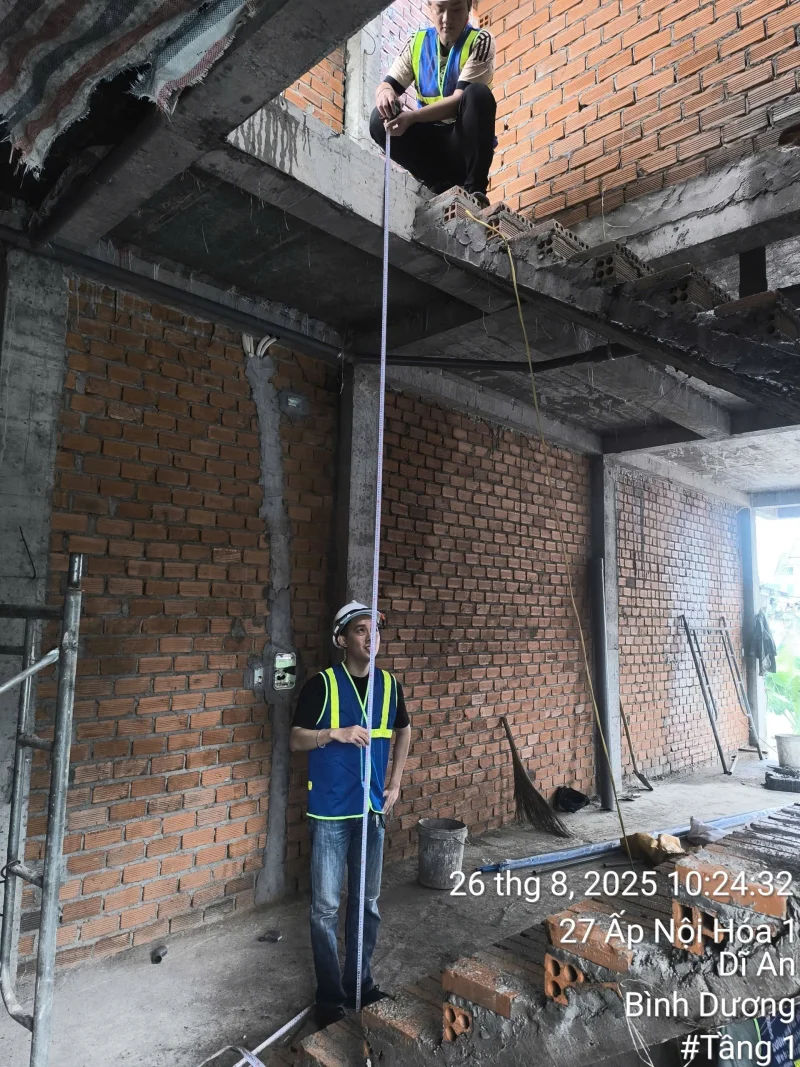 Update tiến độ nhà phố tại Phường Đông Hoà tháng 8 - 2025