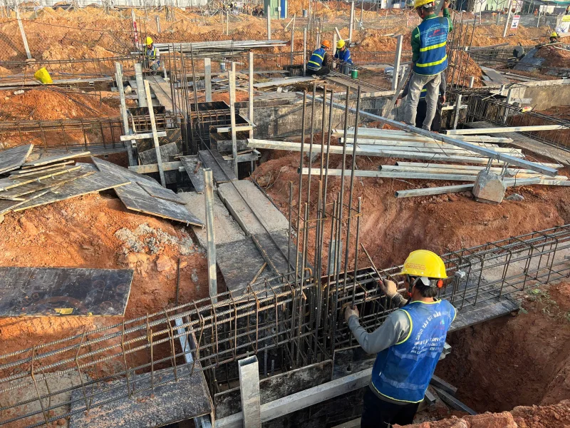 Update tiến độ nhà liên kế dự án The Oasis City giai đoạn 3