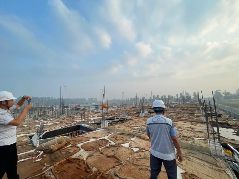 Update tiến độ nhà liên kế dự án The Oasis City tháng 1/2026
