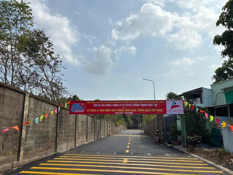 Khánh thành công trình hạ tầng giao thông phường Đông Hoà