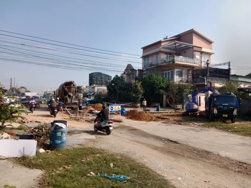Update tiến độ thi công hạ tầng giao thông tại Phường Đông Hòa