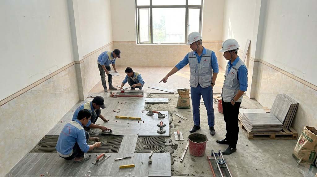 Thi công trọn gói phần hoàn thiện hiện đại